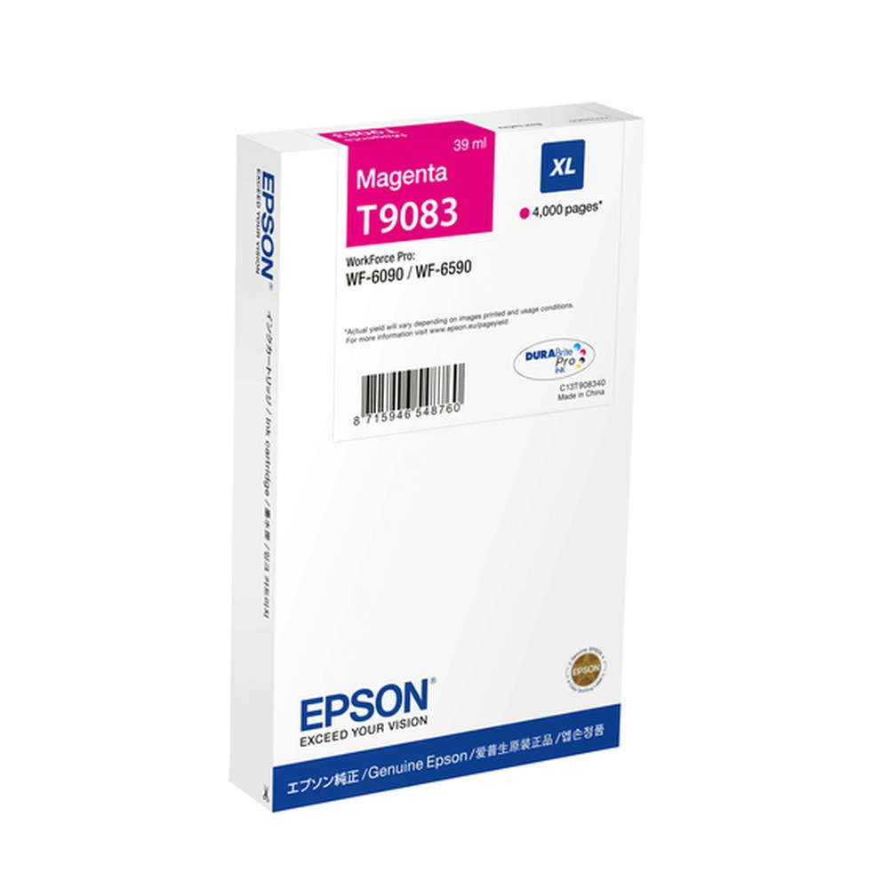 Cartouche d'origine Epson C13T90834N / T9083 - magenta