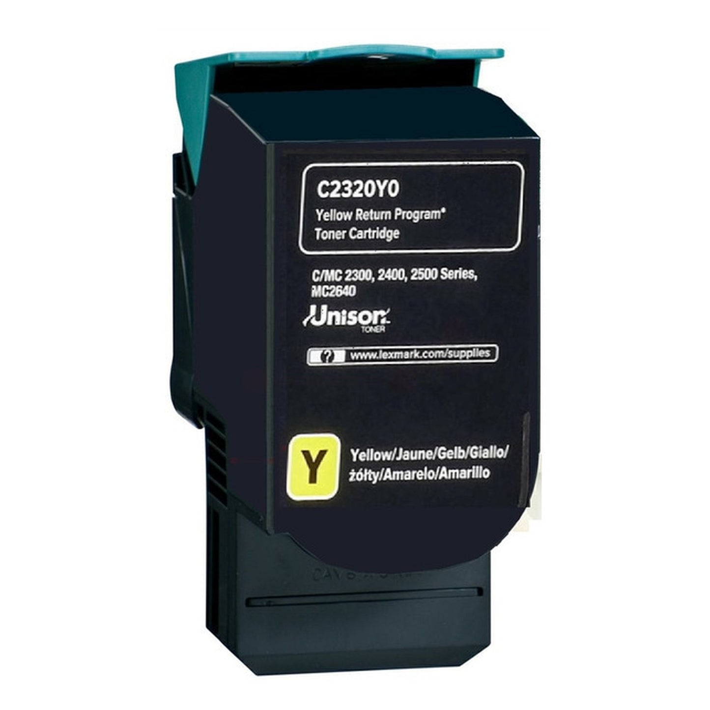 Toner d'origine Lexmark C2320Y0 - jaune