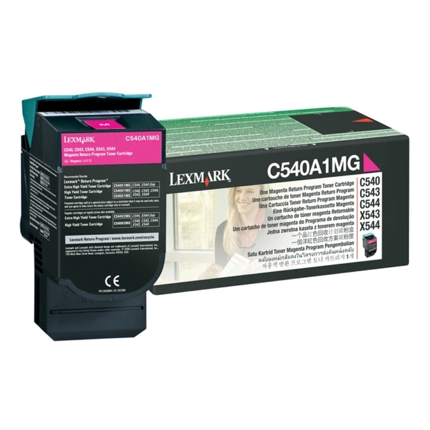 Toner d'origine Lexmark C540A1MG - magenta
