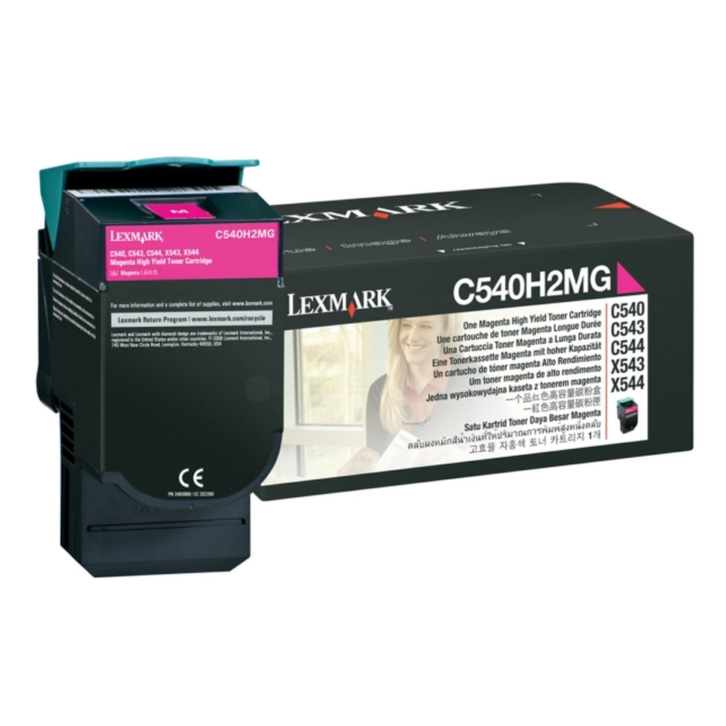 Toner d'origine Lexmark C540H2MG - magenta