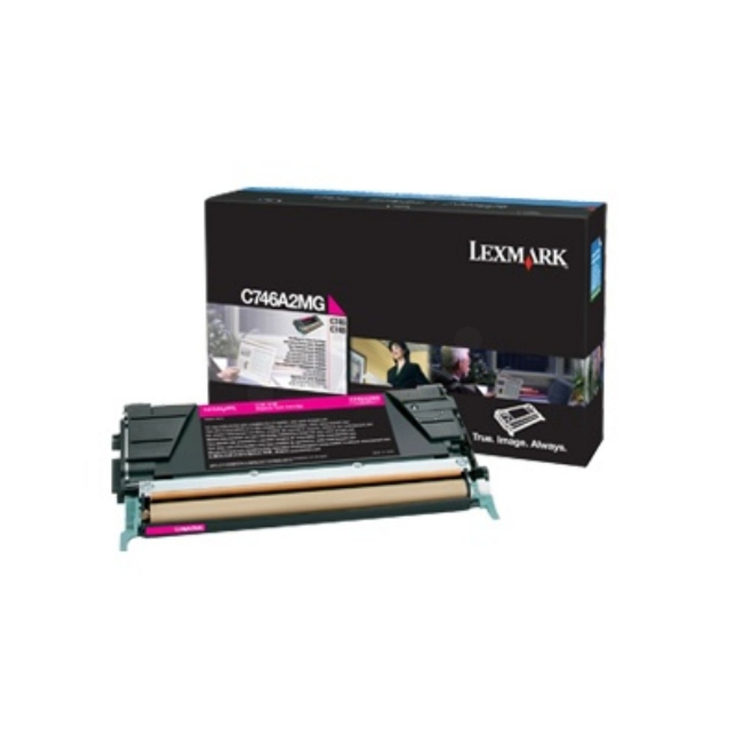 Toner d'origine Lexmark C746A3MG - magenta