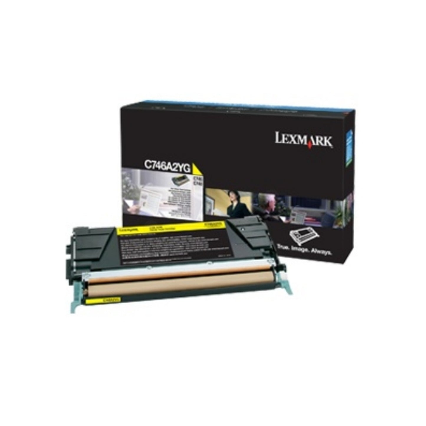 Toner d'origine Lexmark C746A3YG - jaune