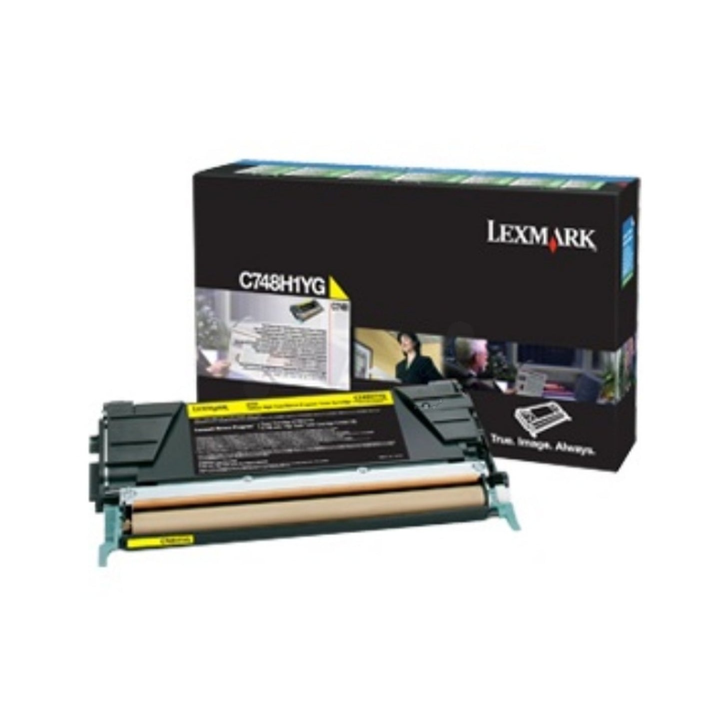 Toner d'origine Lexmark C748H3YG - jaune