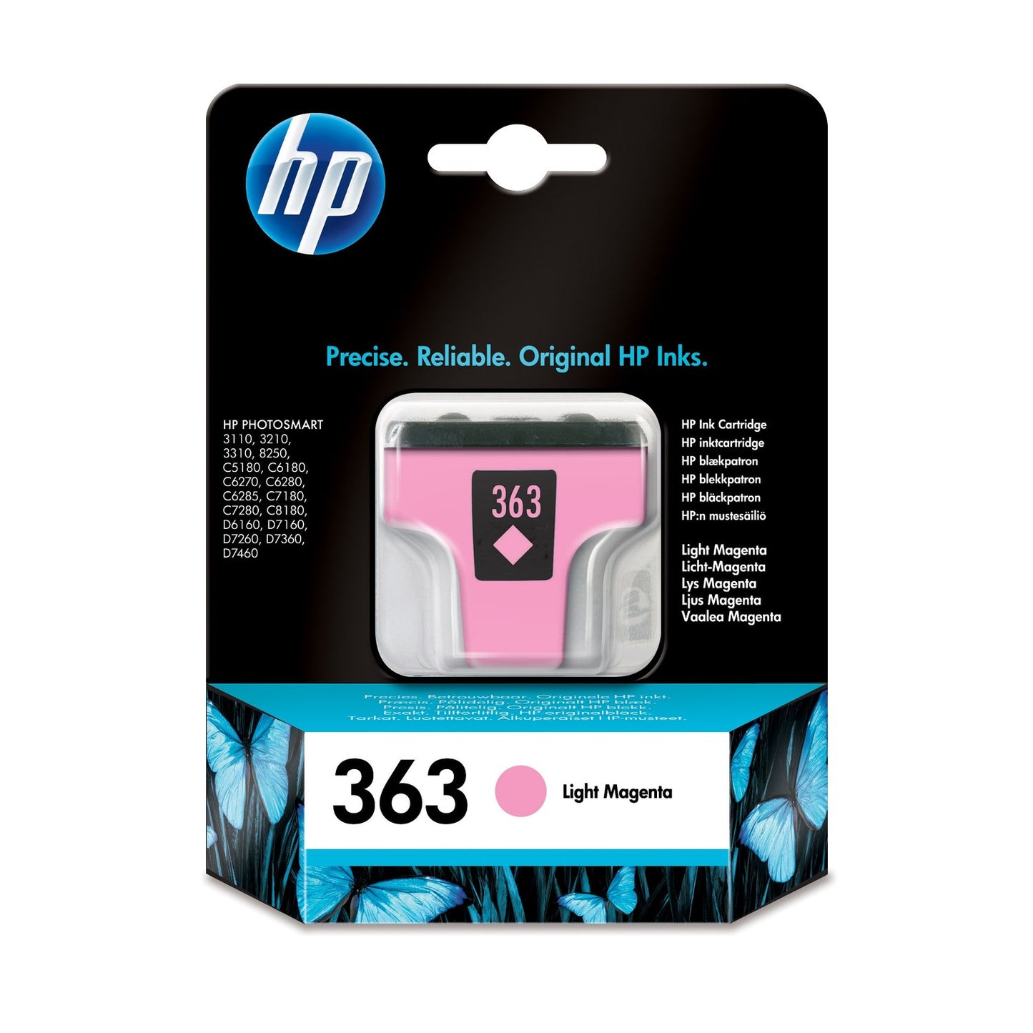 Cartouche Jet d'encre de Marque HP C8775EE N°363 Magenta Clair (150 pages)