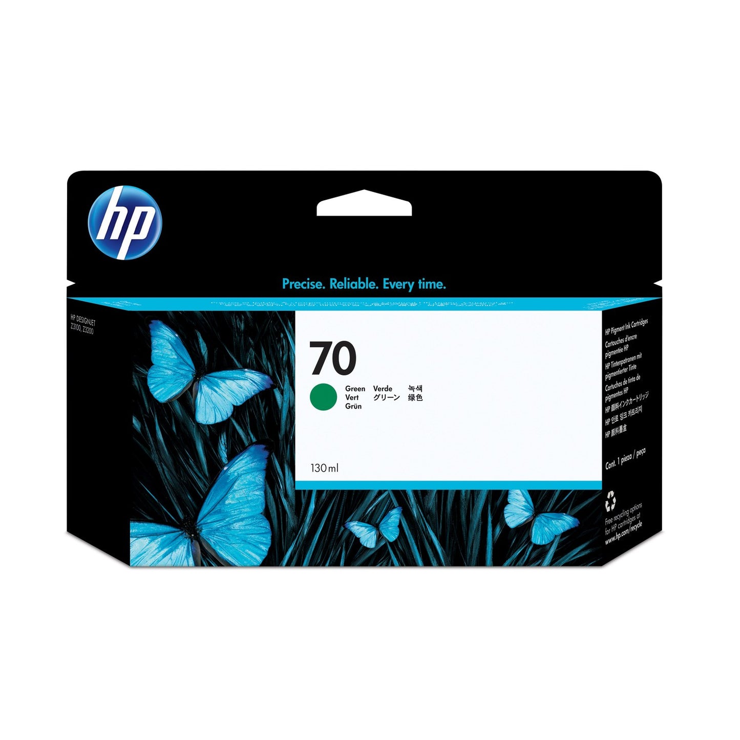 Cartouche Jet d'encre de Marque HP C9457A VERT Vivera (130 ml)