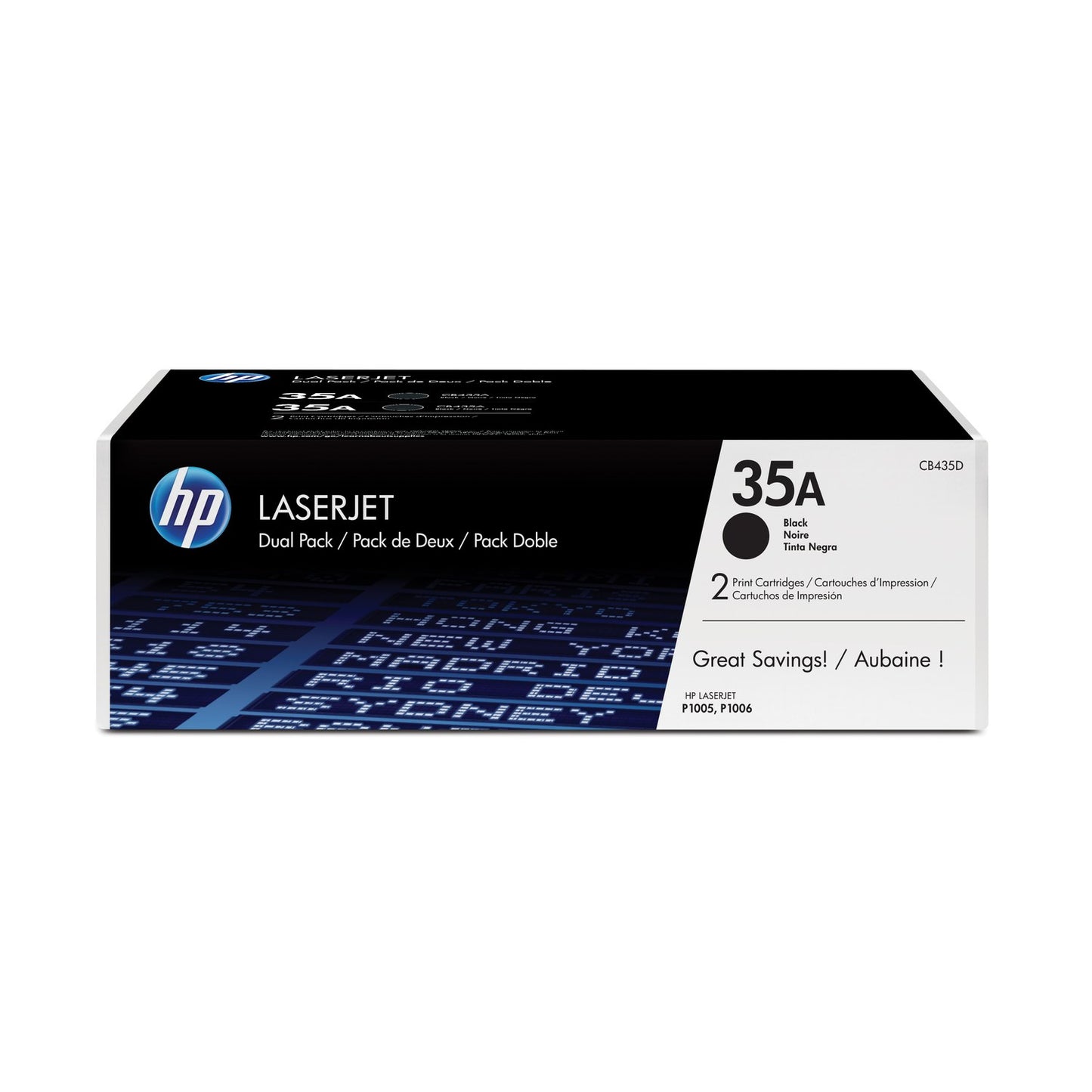 Toner d'origine HP CB435AD / 35A - noir