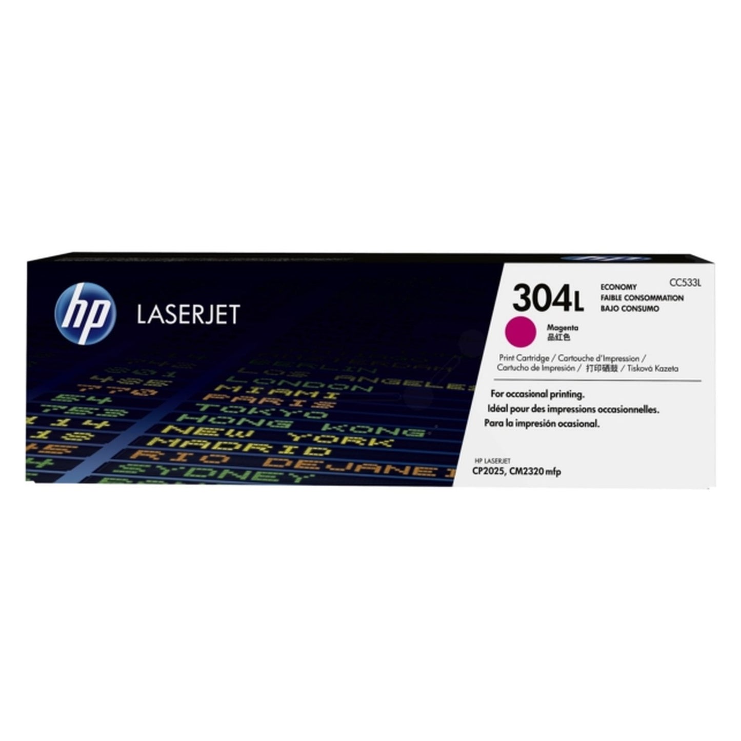 Toner d'origine HP CC533L / 304L - magenta