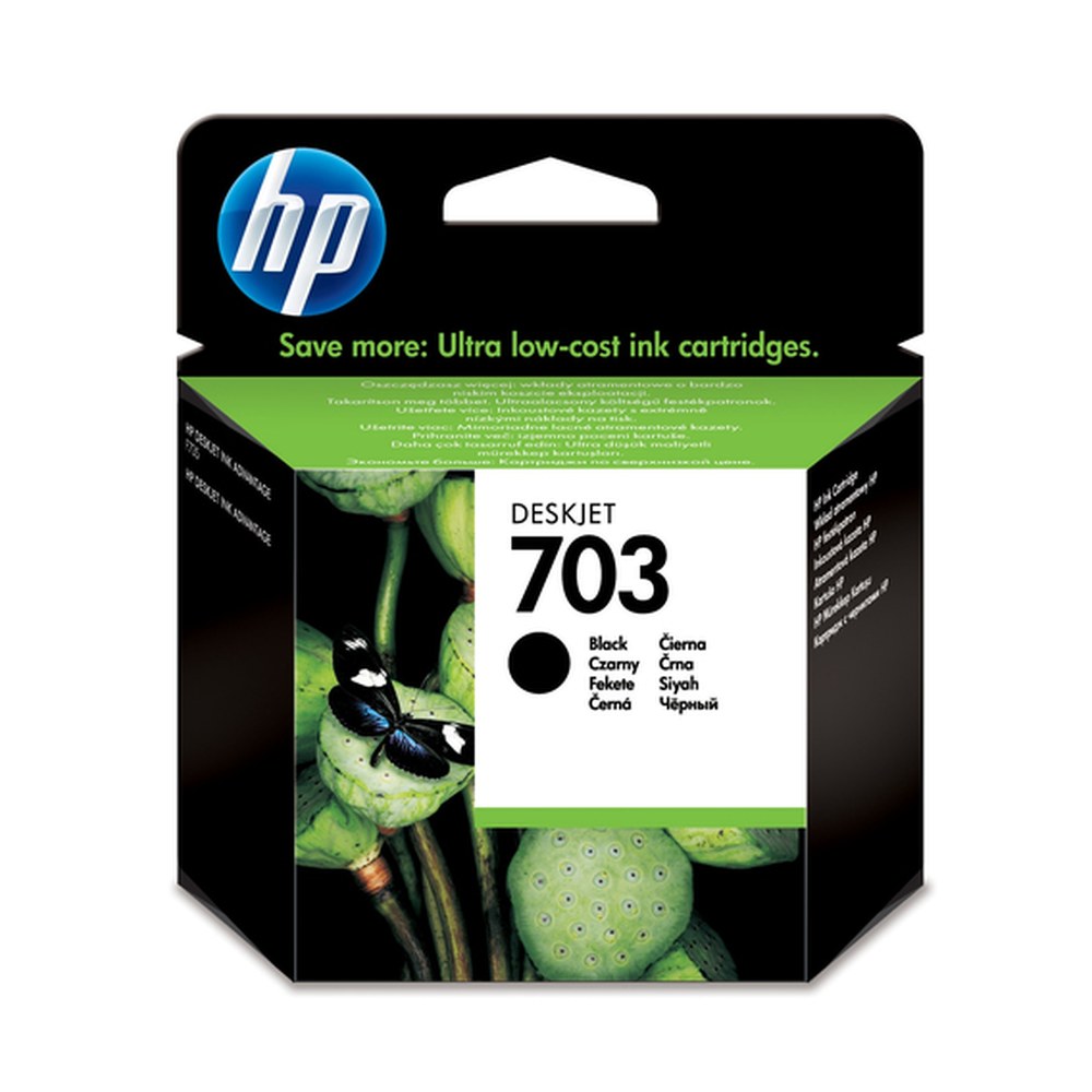 Cartouche d'origine HP CD887AE / 703 - noire