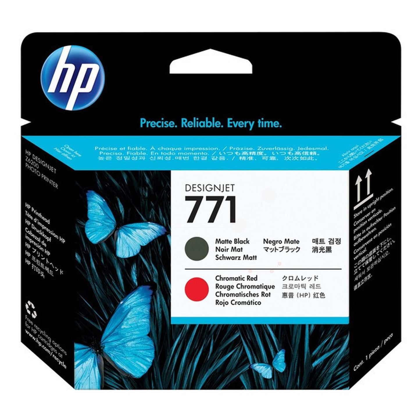 Tête d'impression d'origine HP CE017A / 771 - noire, rouge
