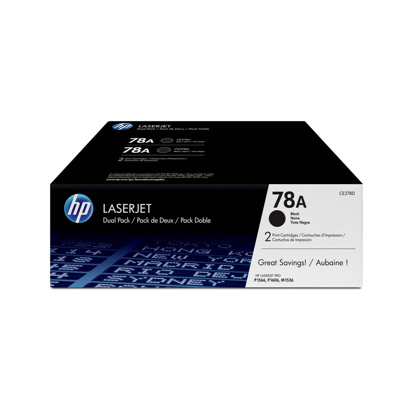 Toner d'origine HP CE278AD / 78A - noir