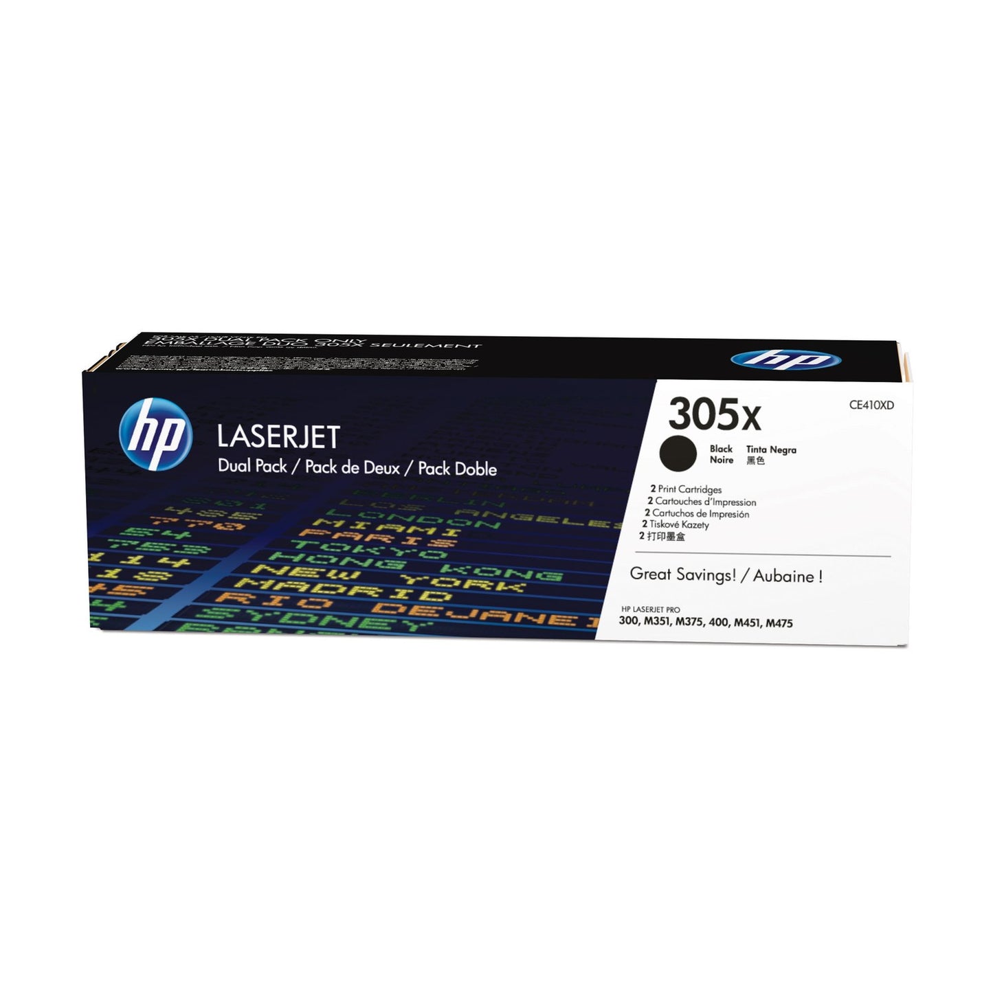 Toner d'origine HP CE410XD / 305X - noir