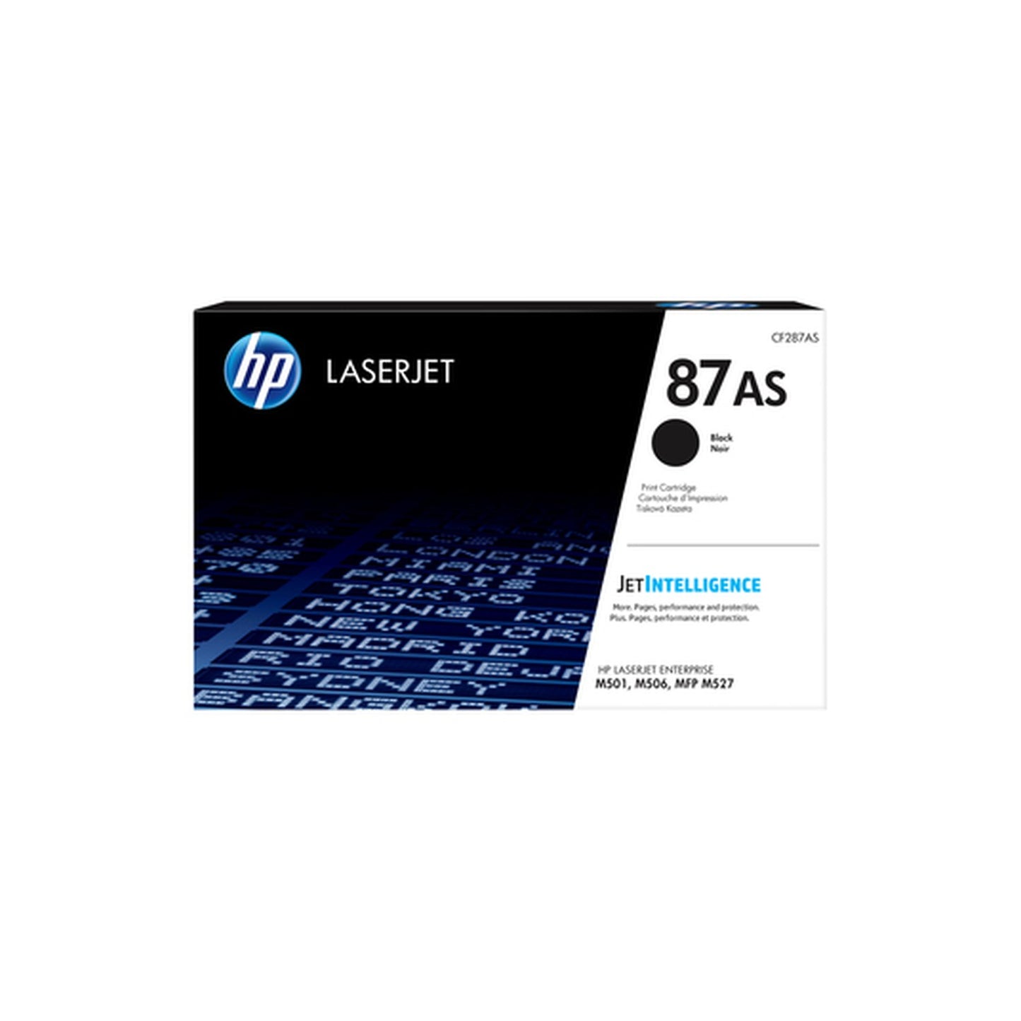 Toner d'origine HP CF287AS / 87AS - noir