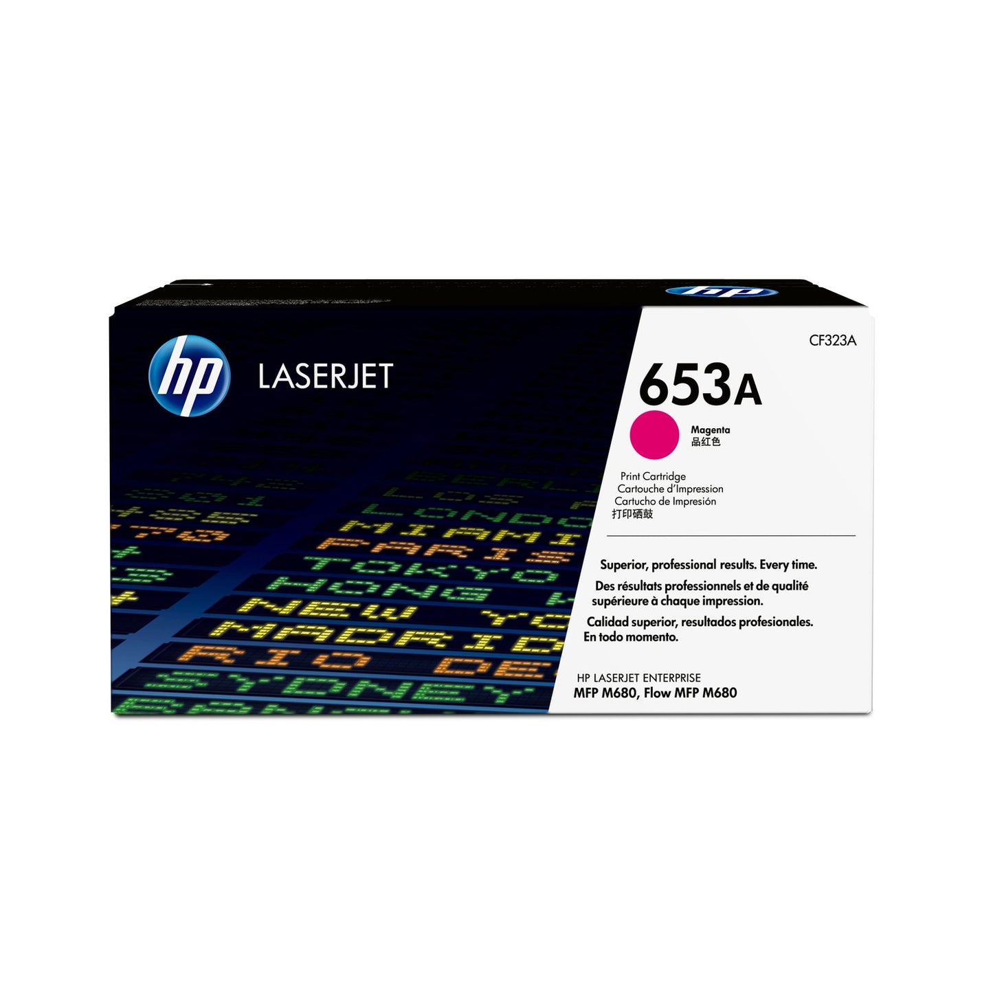 Toner d'origine HP CF323A / 653A - magenta
