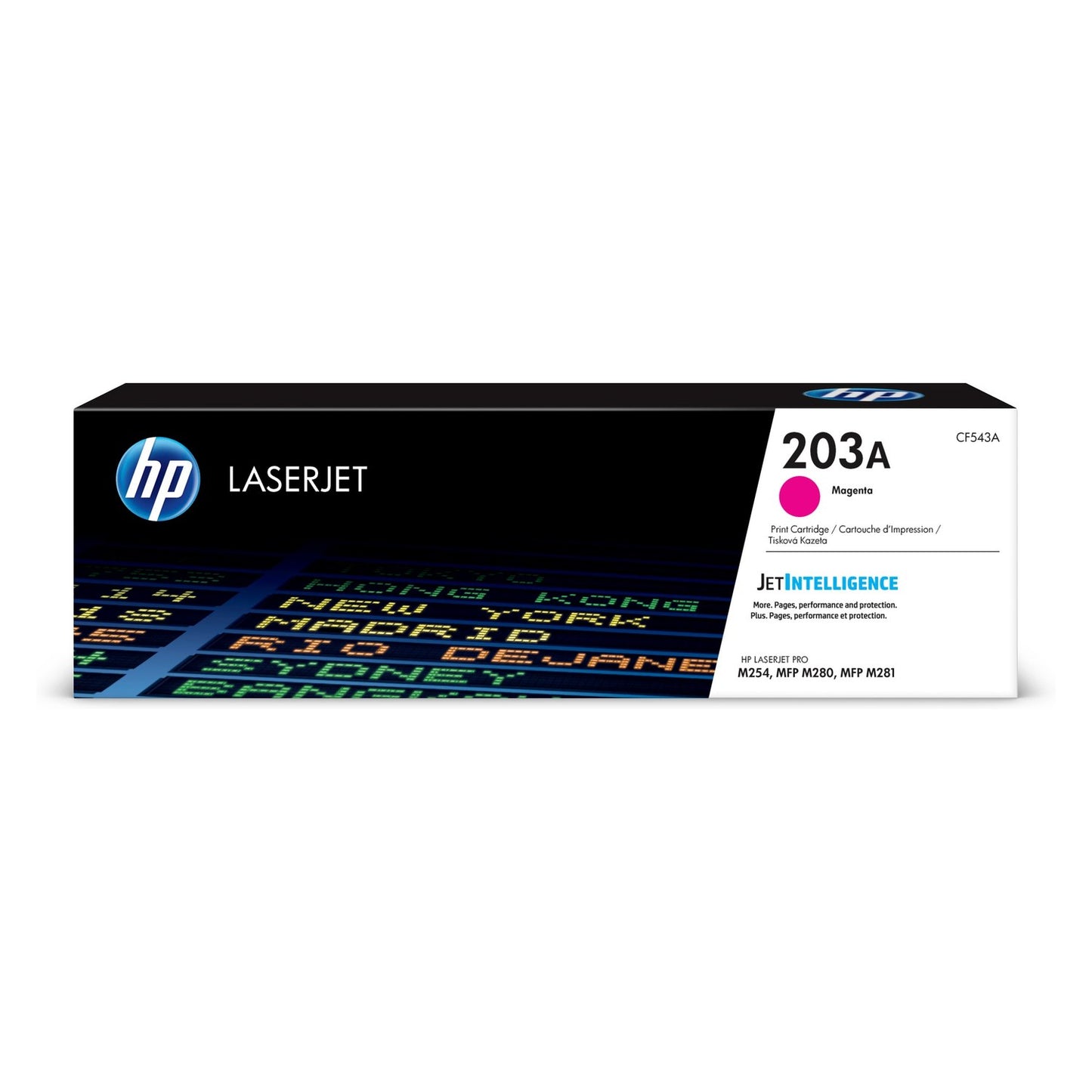 Toner d'origine HP CF543A / 203A - magenta