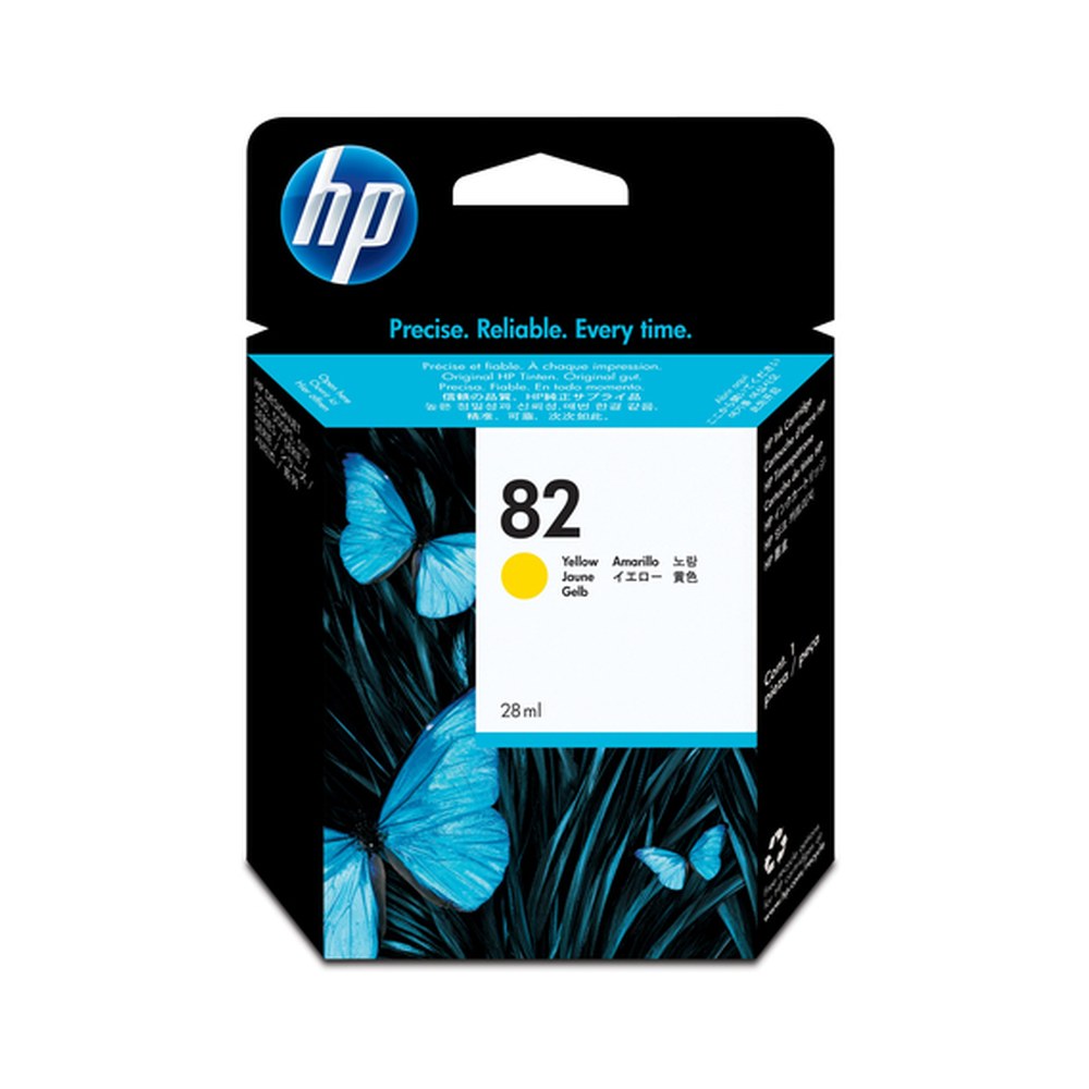 Cartouche d'origine HP CH568A / 82 - jaune