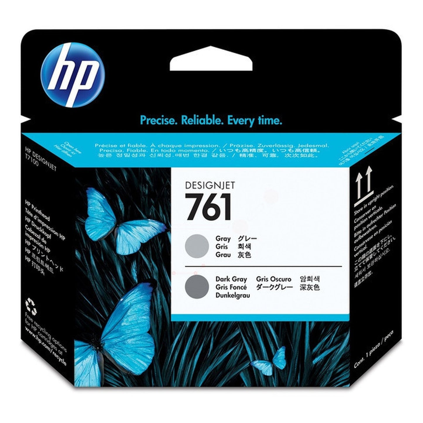 Tête d'impression d'origine HP CH647A / 761 - grise