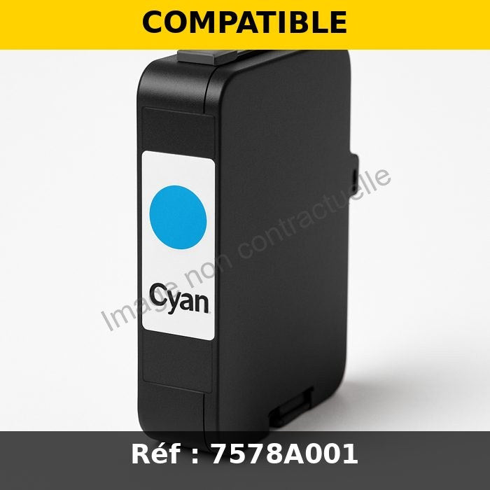 Cartouche Jet d'encre Compatible Canon BCI1411PC (7578A001) Photo Cyan (330ml)
