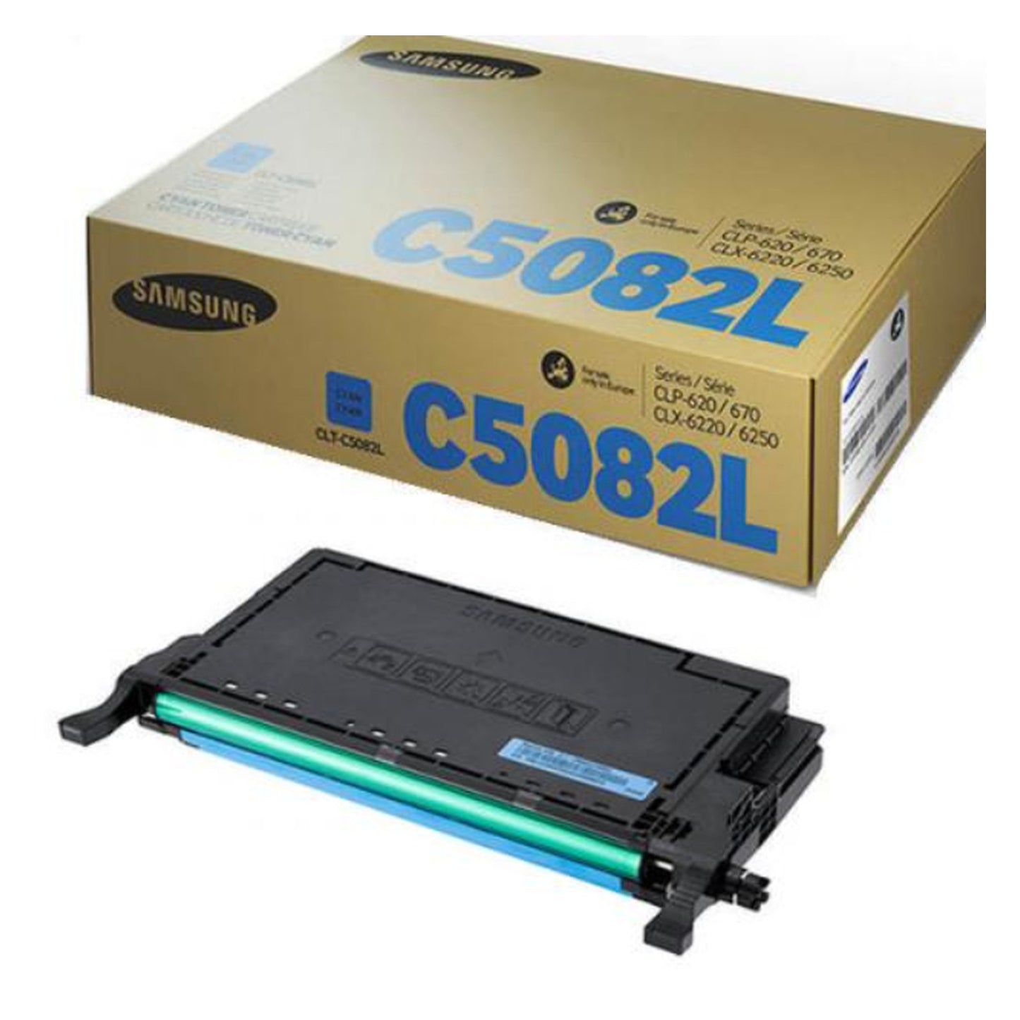 Toner d'origine Samsung CLTC5082LELS / C5082L - cyan