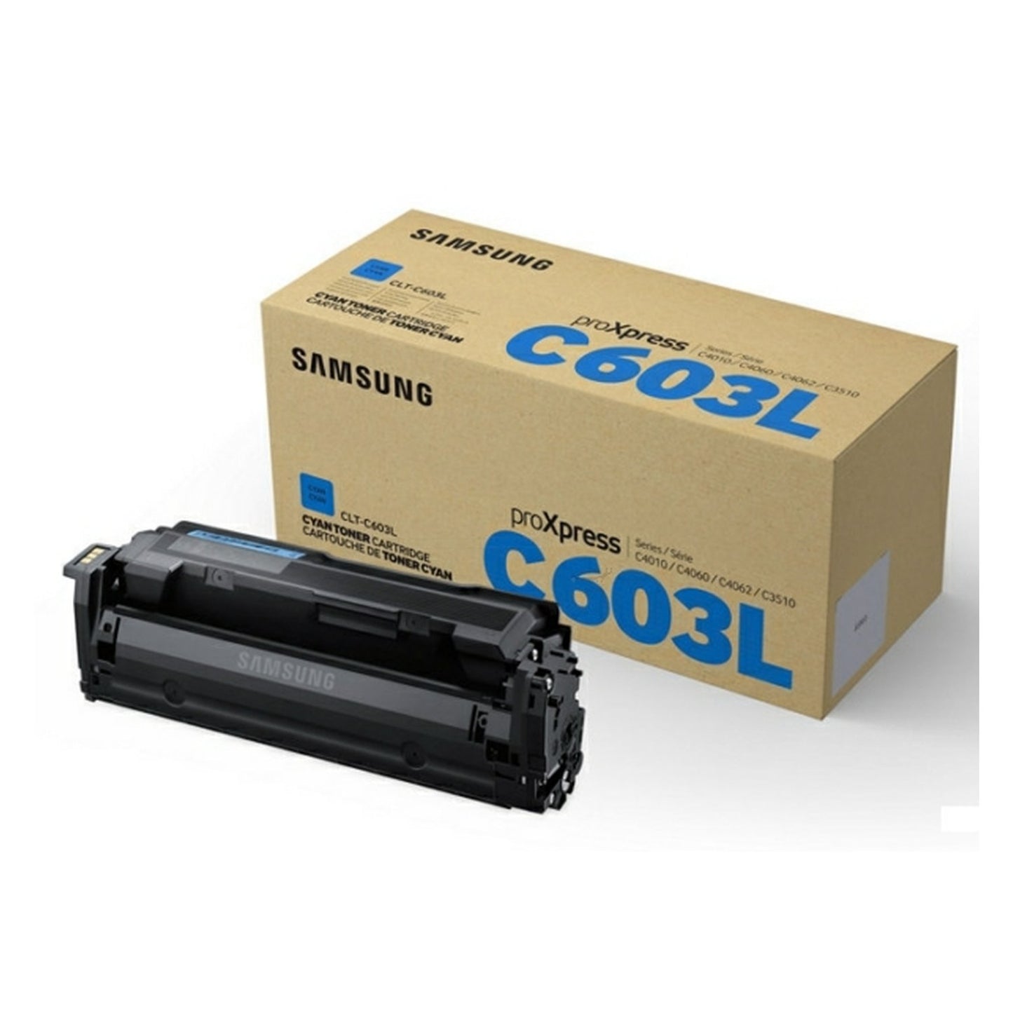 Toner d'origine Samsung CLTC603LELS / C603L - cyan