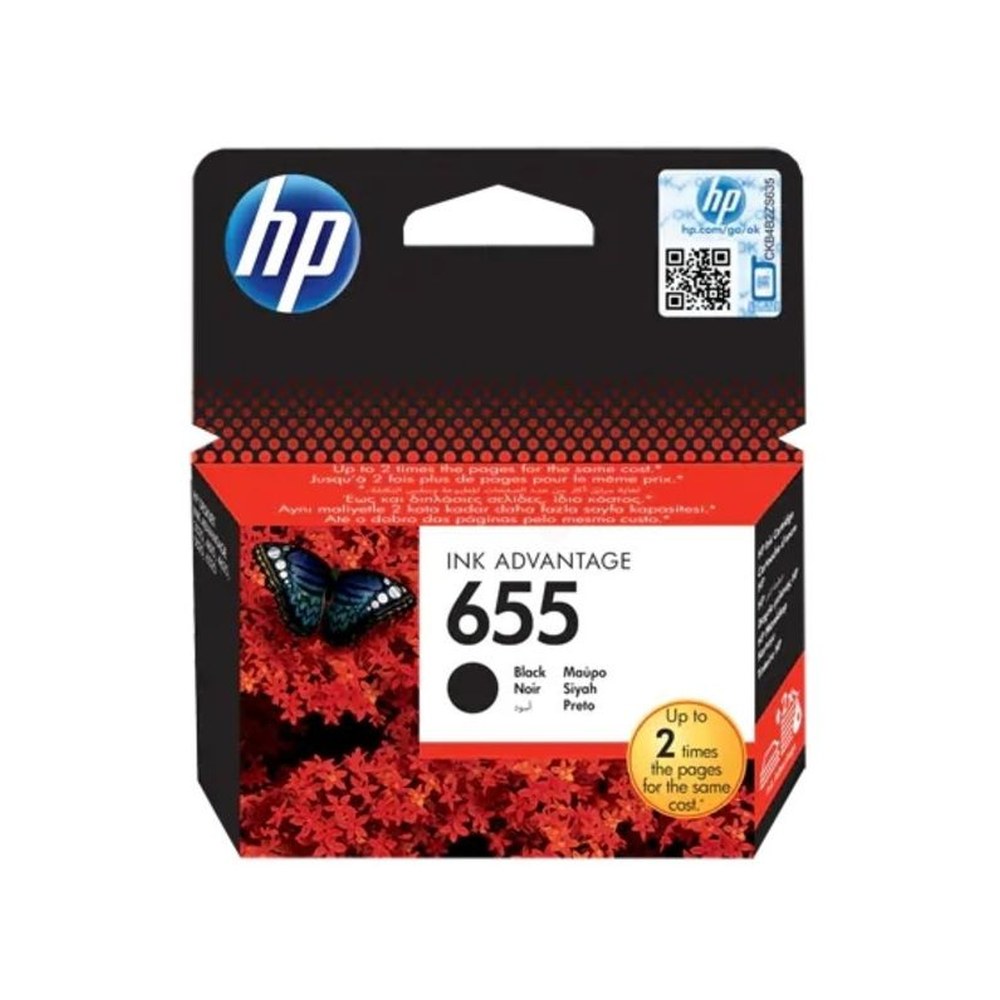 Cartouche d'origine HP CZ109AE / 655 - noire