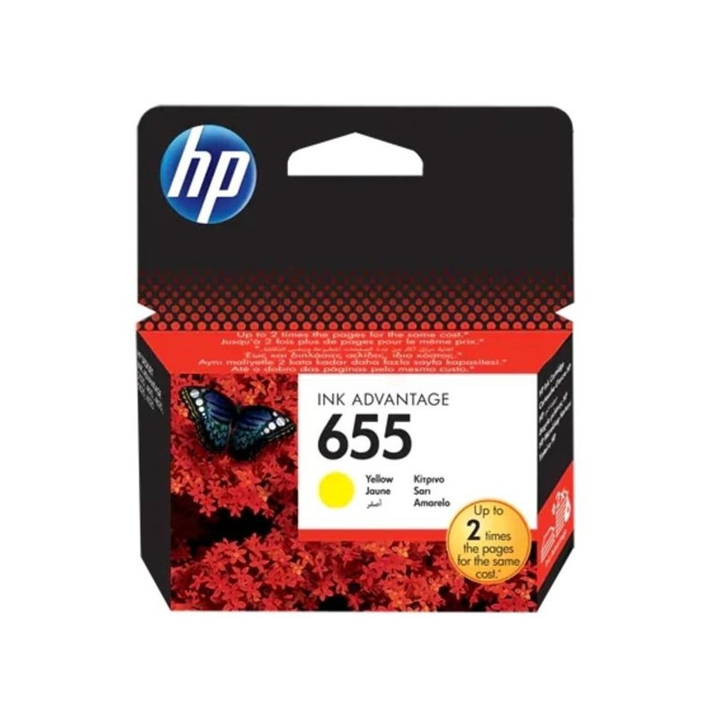 Cartouche d'origine HP CZ112AE / 655 - jaune