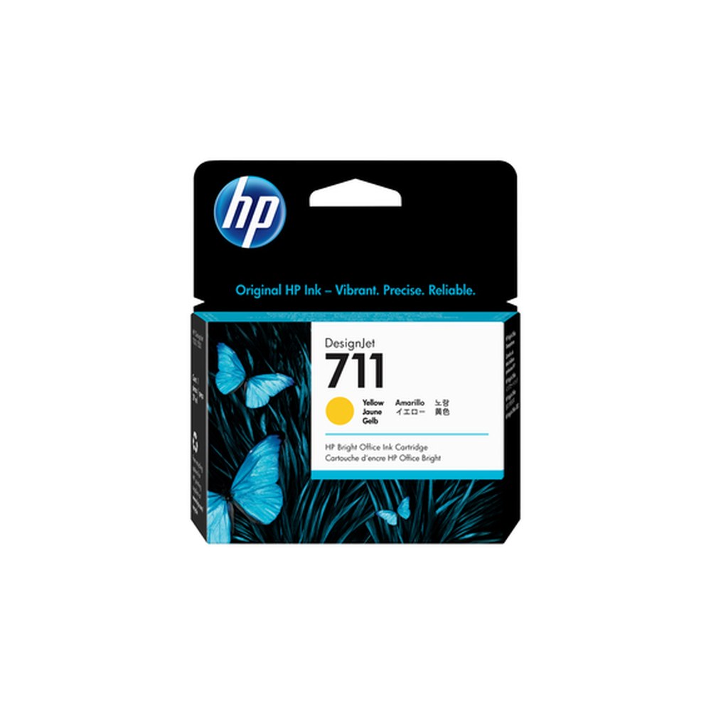 Cartouche d'origine HP CZ132A / 711 - jaune