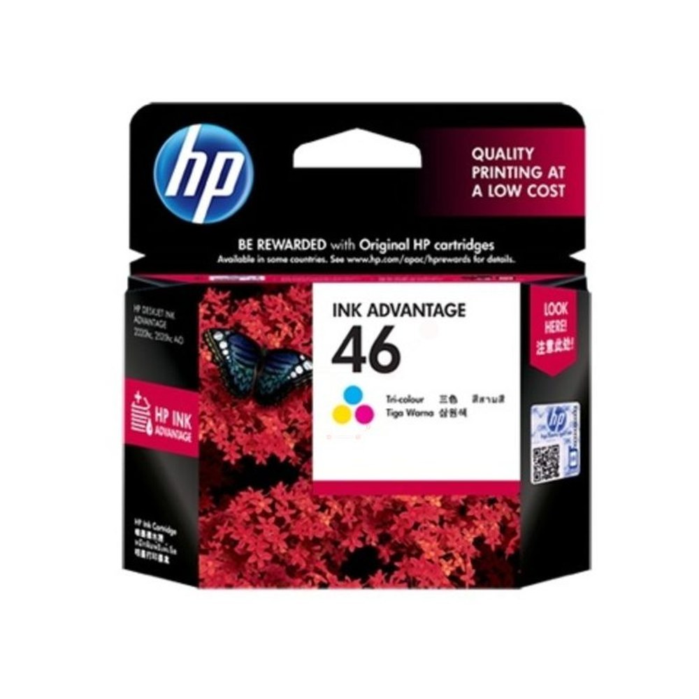 Cartouche d'origine HP CZ638AE / 46 - multicouleur