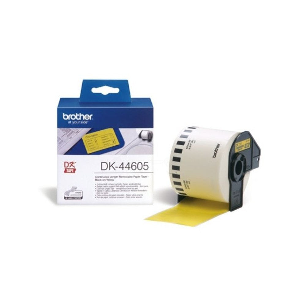 Étiquettes d'origines Brother DK44605 - jaune