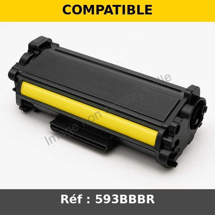 Cartouche Laser Compatible DELL 593-BBBR (VXCWK) Magenta Haute Capacité (4 000 pages)