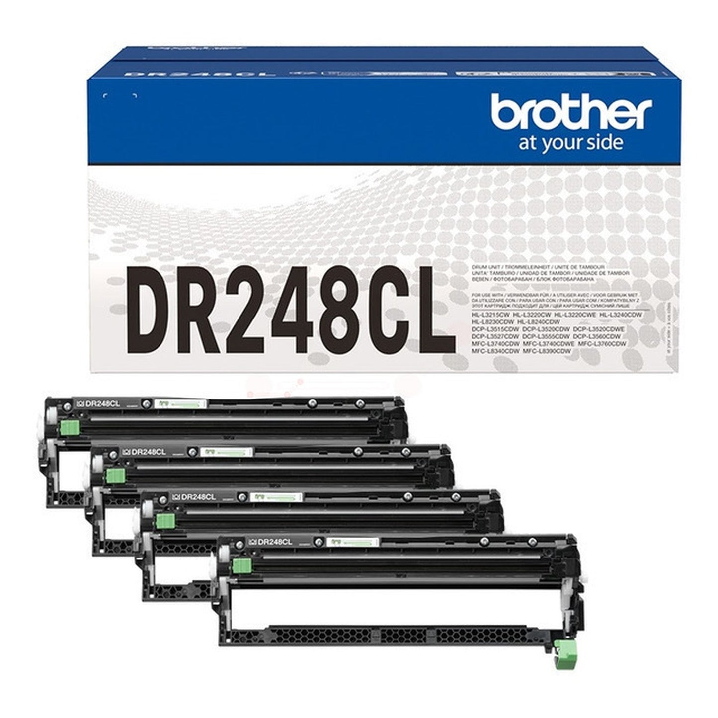 Tambour d'origine Brother DR248CL - multipack 4 couleurs : noir, cyan, magenta, jaune