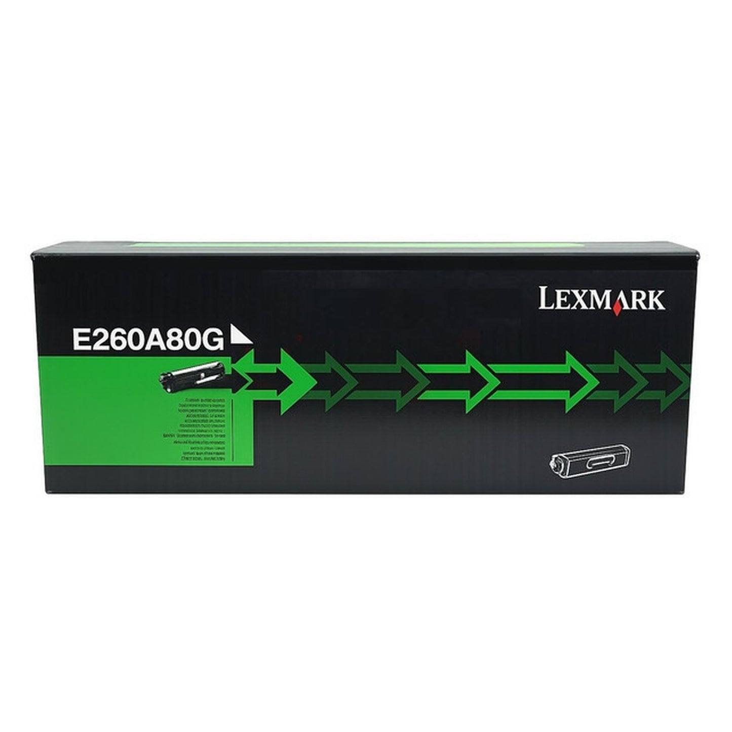 Toner d'origine Lexmark E260A80G - noir