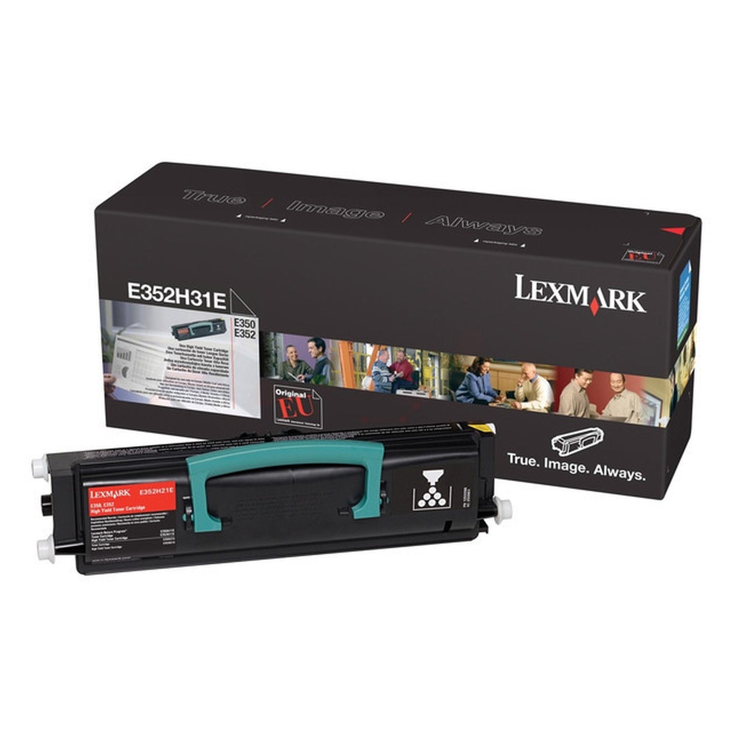 Toner d'origine Lexmark E352H31E - noir