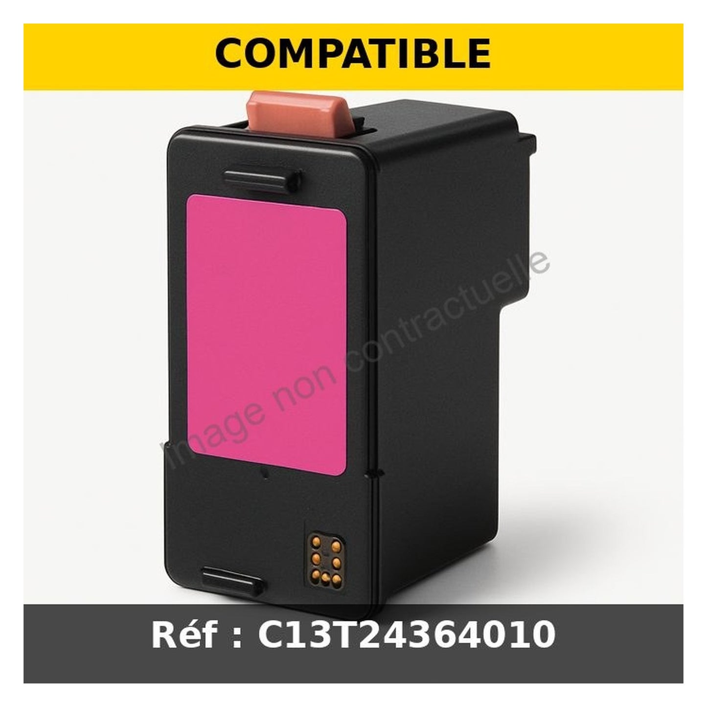 Cartouche compatible Epson C13T24364010 / 24XL - magenta photo