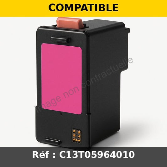 Cartouche Jet d'encre Compatible Epson T0596 Magenta CLAIR 520 copies