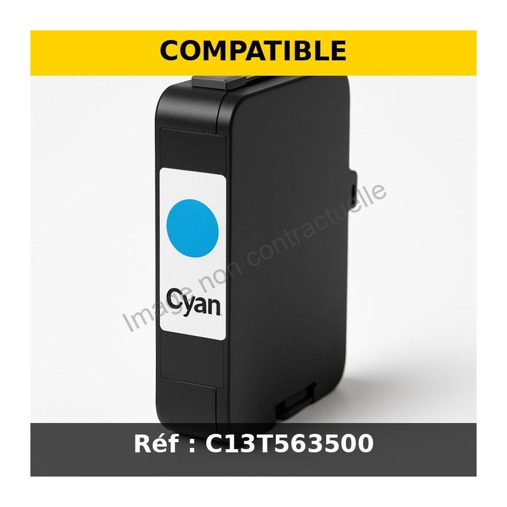 Cartouche compatible Epson C13T563500 / T5635 - cyan photo