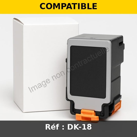 Tambour Laser Compatible TOSHIBA DK18 Noir (20000pages)