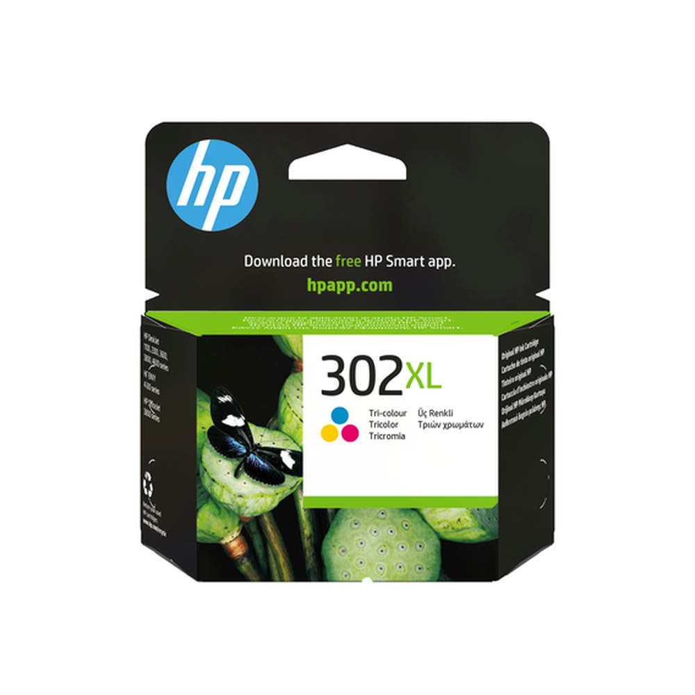 Cartouche d'origine HP F6U67AE / 302XL - multicouleur