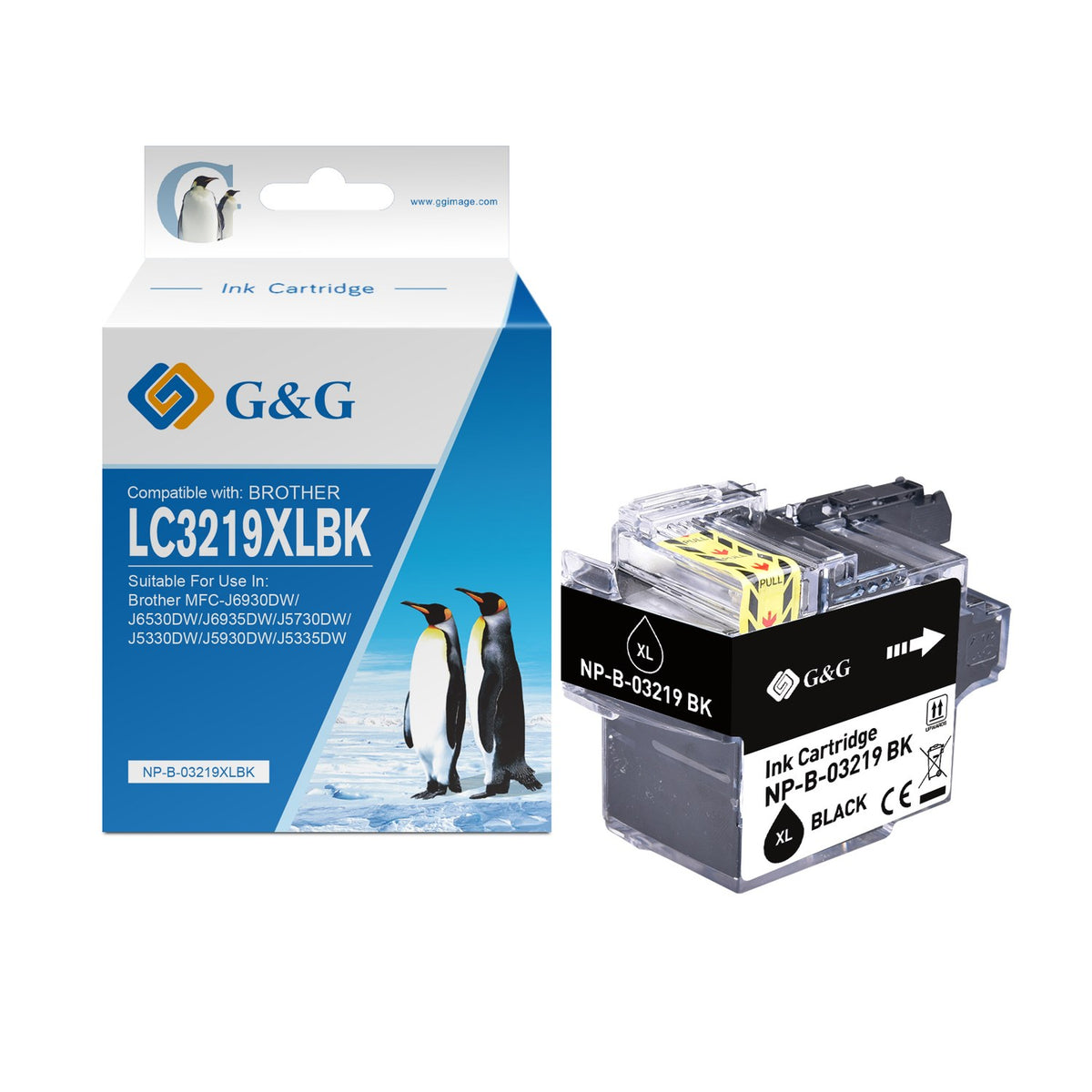 Cartouche compatible premium Brother LC3219XLBK - noire