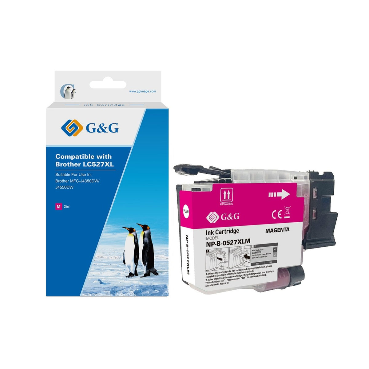 Cartouche compatible premium Brother LC527XLM - magenta