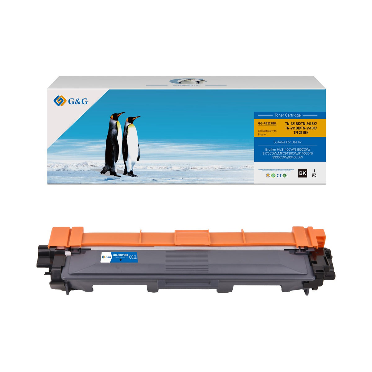 Toner compatible premium Brother TN241BK - noir