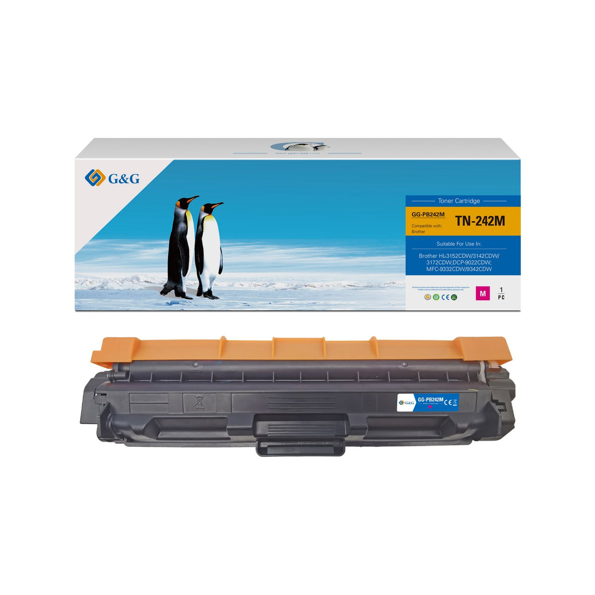Toner compatible premium Brother TN246M - magenta