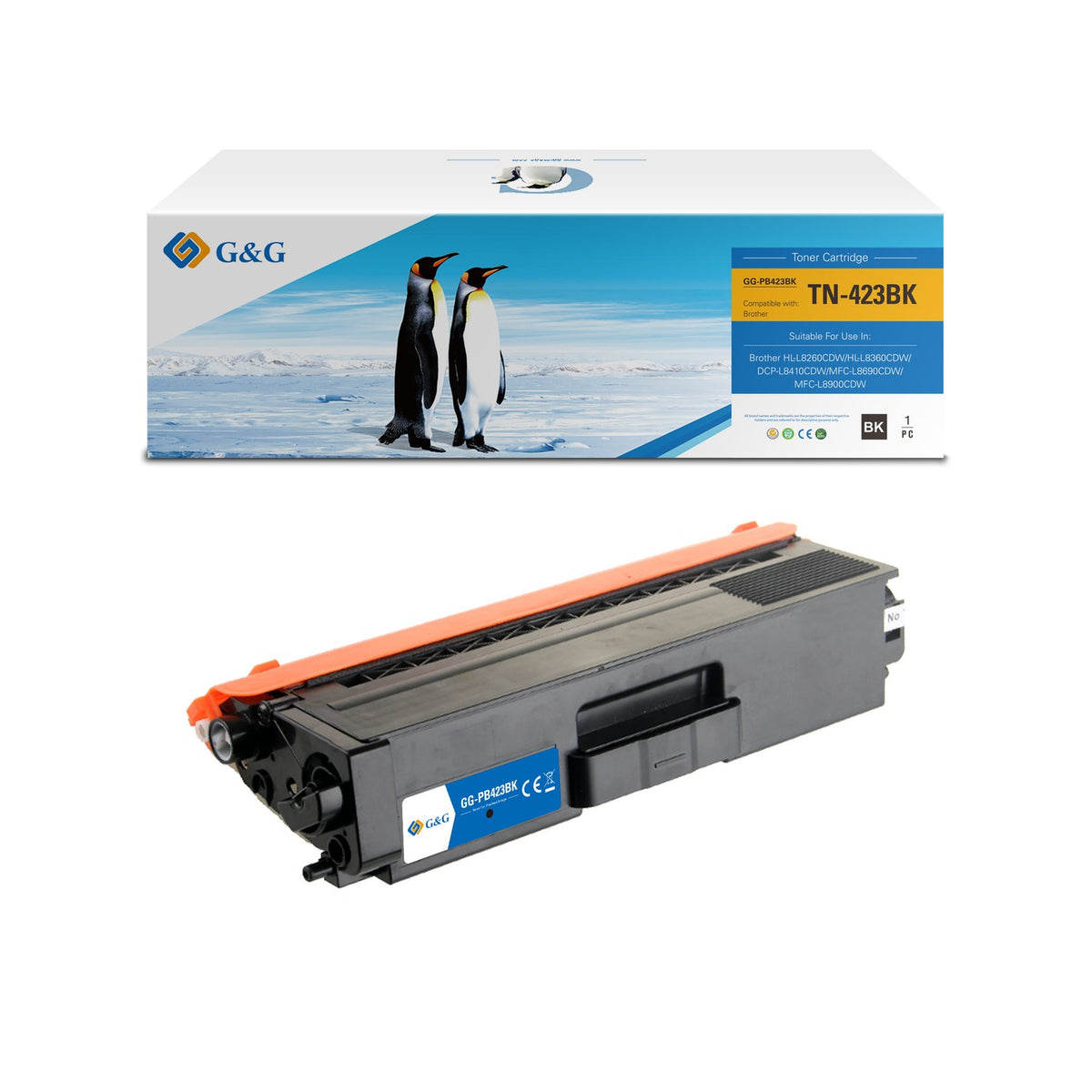 Toner compatible premium Brother TN423BK - noir
