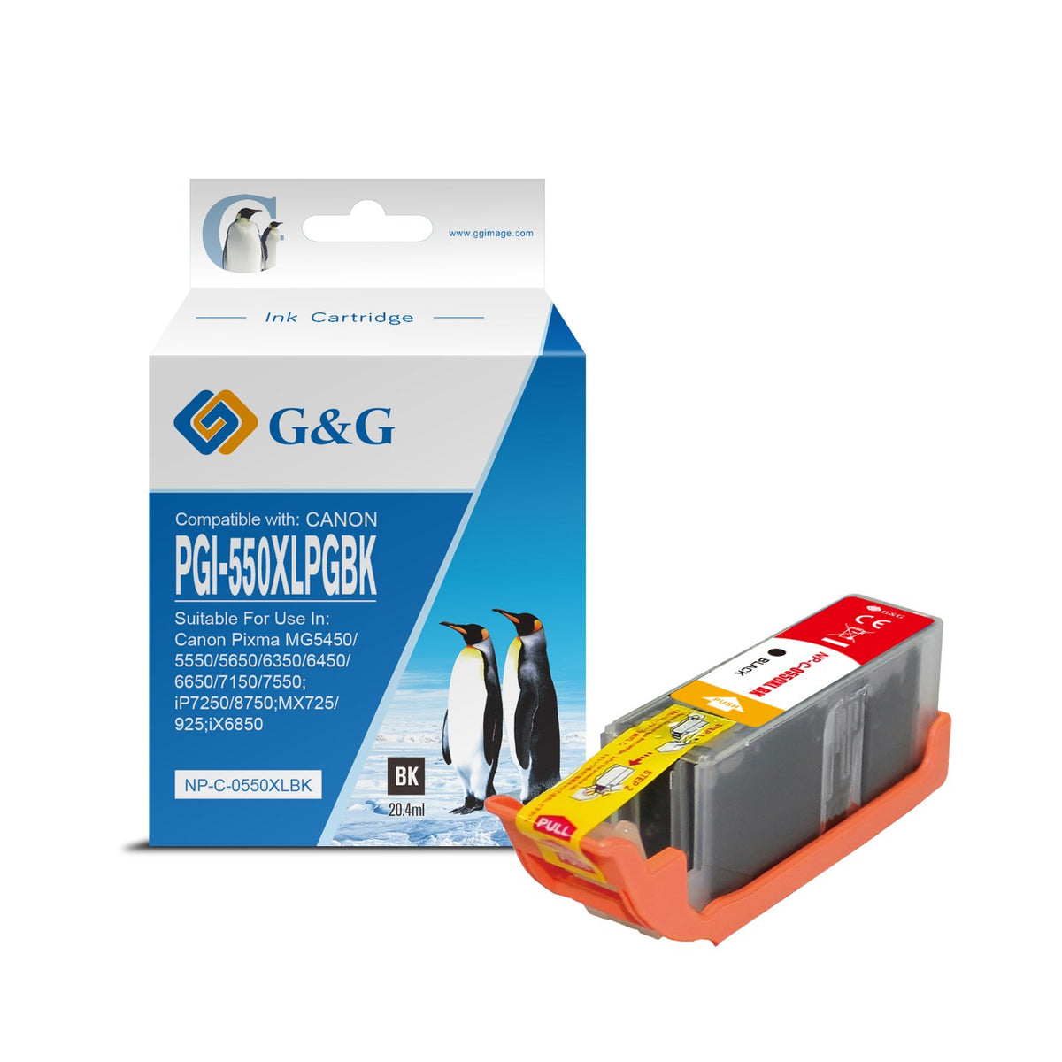 Cartouche compatible premium Canon 6431B001 / PGI-550 PGBKXL - noire