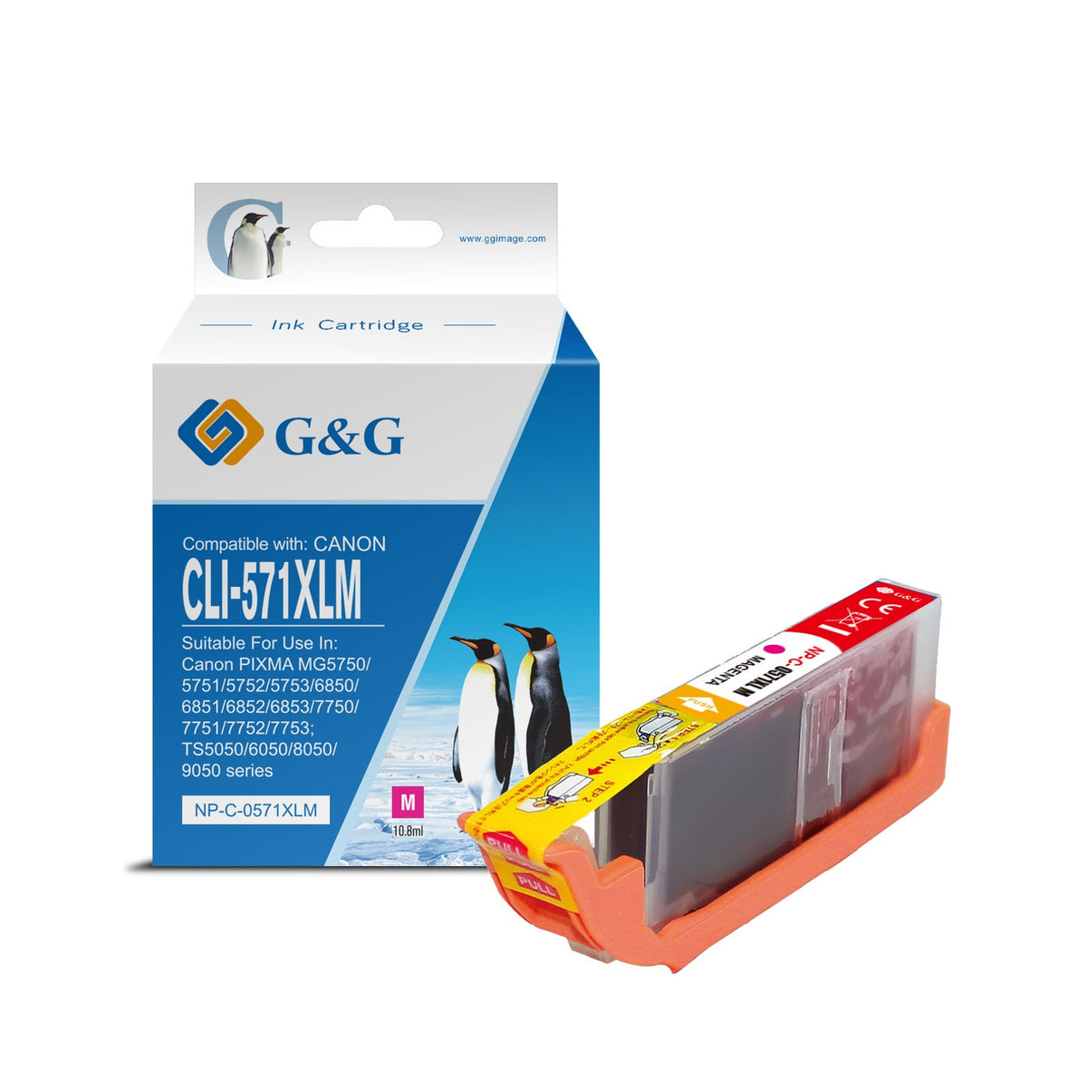 Cartouche compatible premium Canon 0333C001 / CLI-571 MXL - magenta