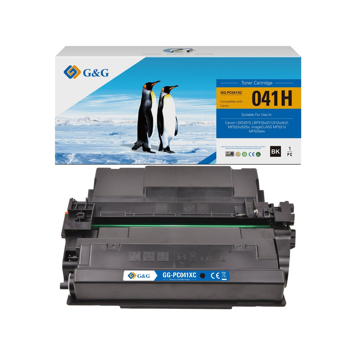 Toner compatible premium Canon 0453C002 / 041H - noir