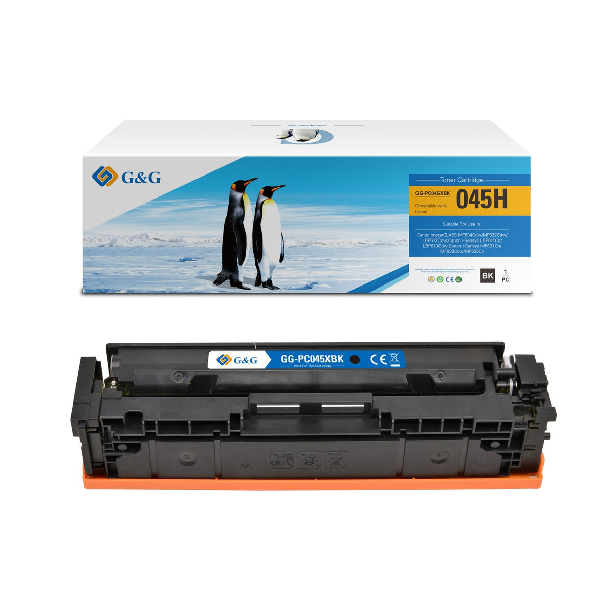 Toner compatible premium Canon 1246C002 / 045H - noir