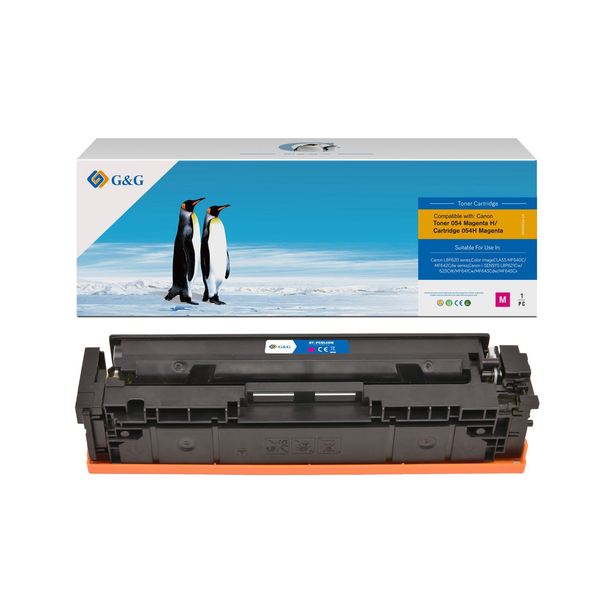 Toner compatible premium Canon 3026C002 / 054 H - magenta