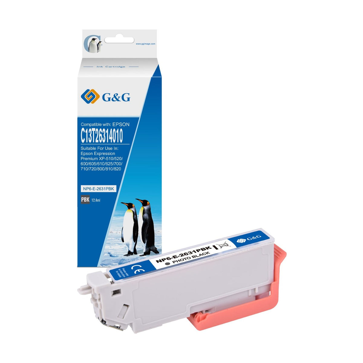 Cartouche compatible premium Epson C13T26314010 / 26XL - noire