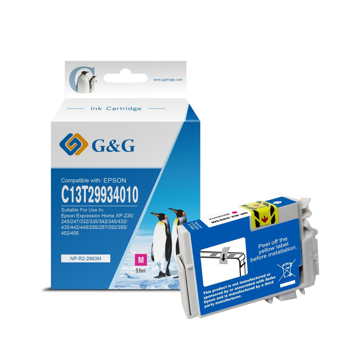 Cartouche compatible premium Epson C13T29934010 / 29XL - magenta