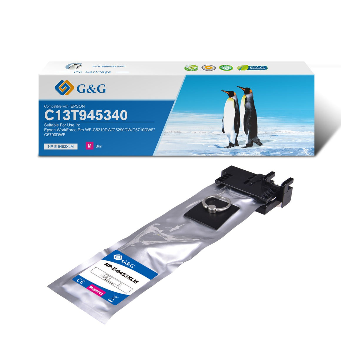 Cartouche compatible premium Epson C13T945340 / T9453 - magenta